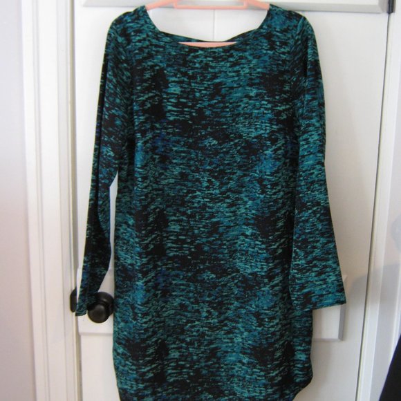 Gap Black/Green/Team Tunic Blouse/Dress - Picture 1 of 4